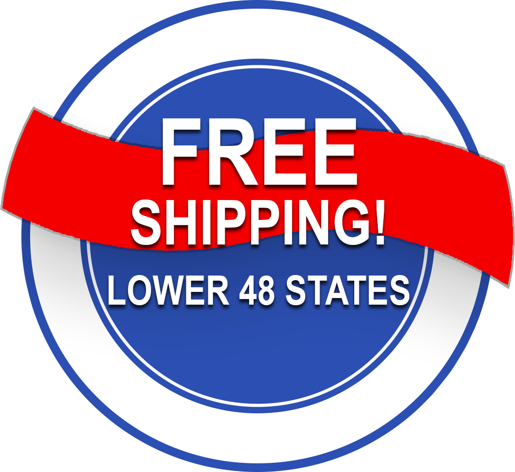 Free Shipping to Lower 48 States